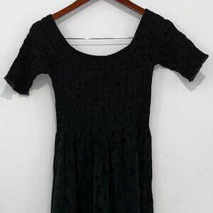 Anthropologie Smocked Maxi Dress